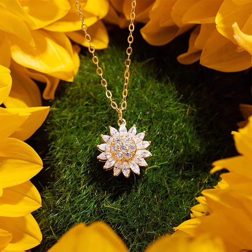 ¡LO ULTIMO! ANILLO DE GIRASOL GIRATORIO ✨✨✨